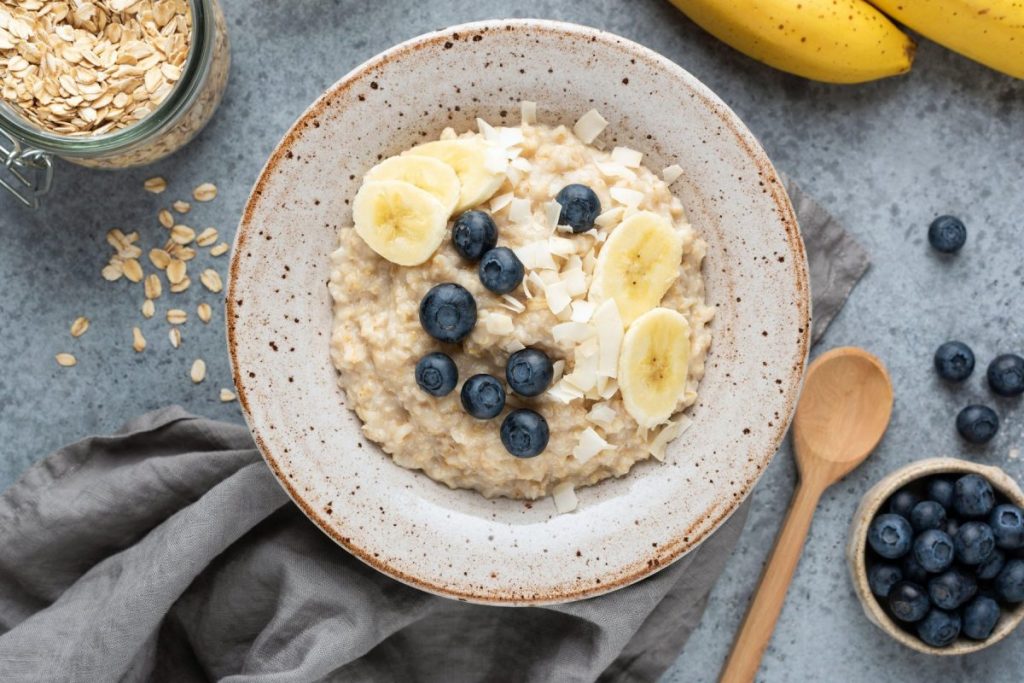 Haferbrei mit Banane