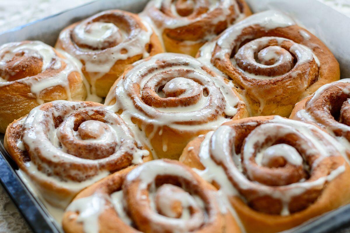 Zimtschnecken mit Zuckerguss