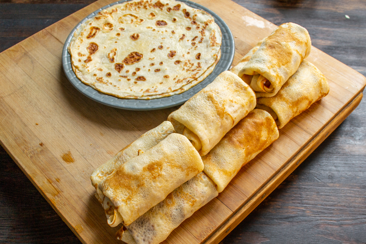 Gefüllte Pfannkuchen