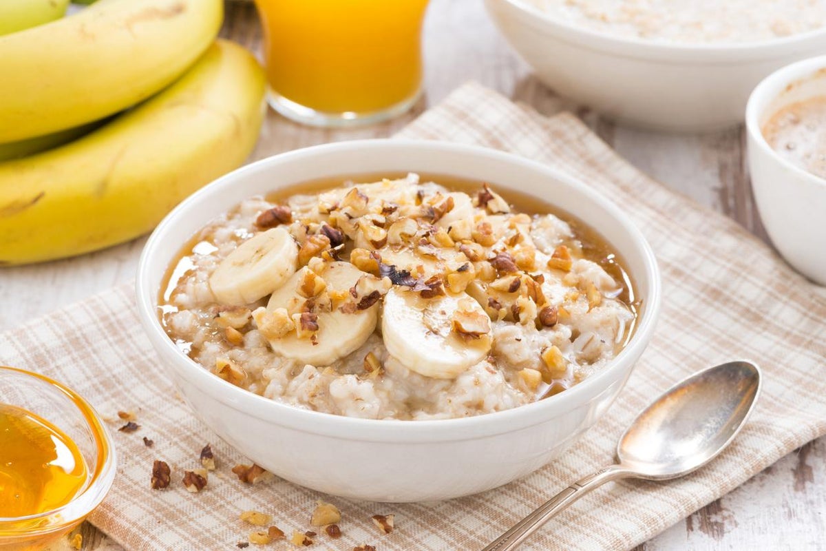 Haferbrei mit Banane