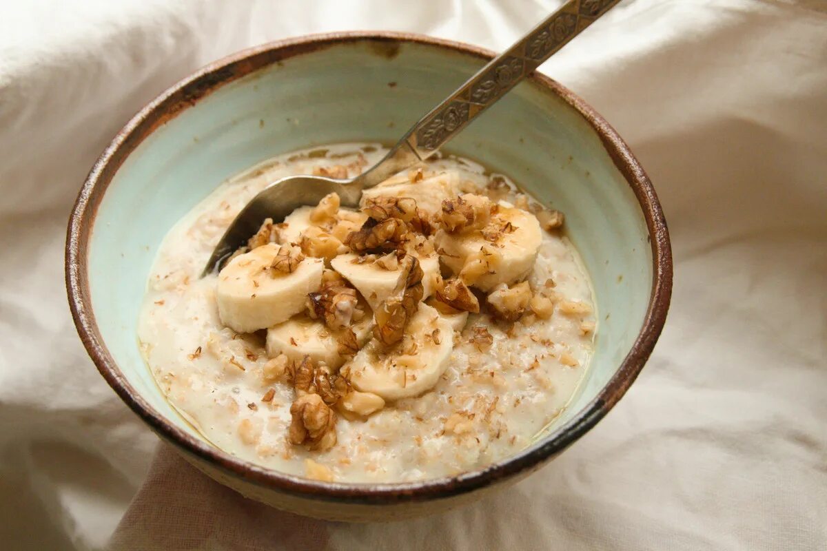 Haferbrei mit Banane