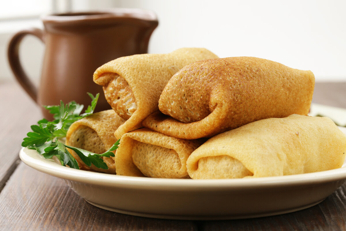 Gefüllte Pfannkuchen