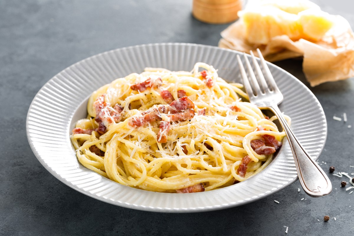 Rezept für Carbonara-Sauce, schnell und einfach