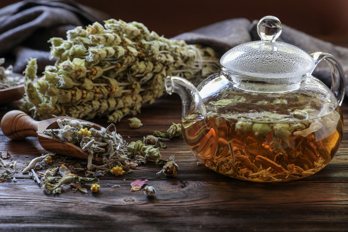 Besser als Kaffee, wird er „Olympus Tea“ genannt. Verleiht Energie, wirkt entzündungshemmend