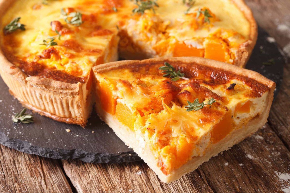 Salziger Kuchen mit Kürbis und Stracchino-Käse, meine Herbstsünde