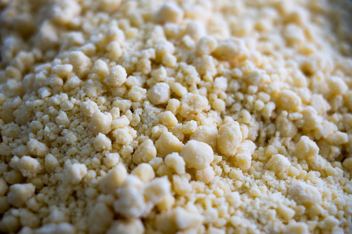 Die beste Streusel für Apfelkuchen. Mit ihr kann der Nachtisch nur gelingen