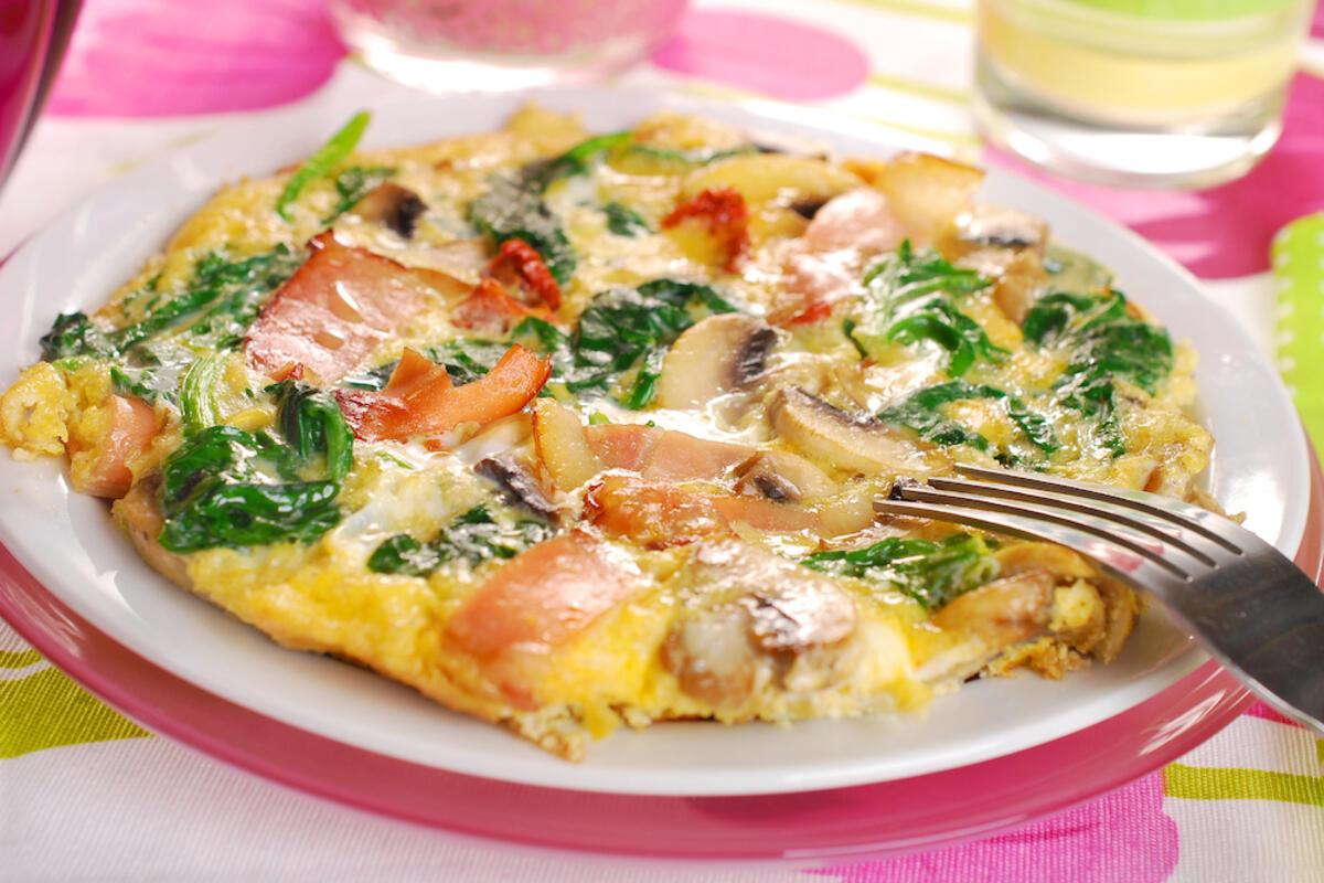 Rührei mit Pilzen, das beste Rezept in 10 Minuten