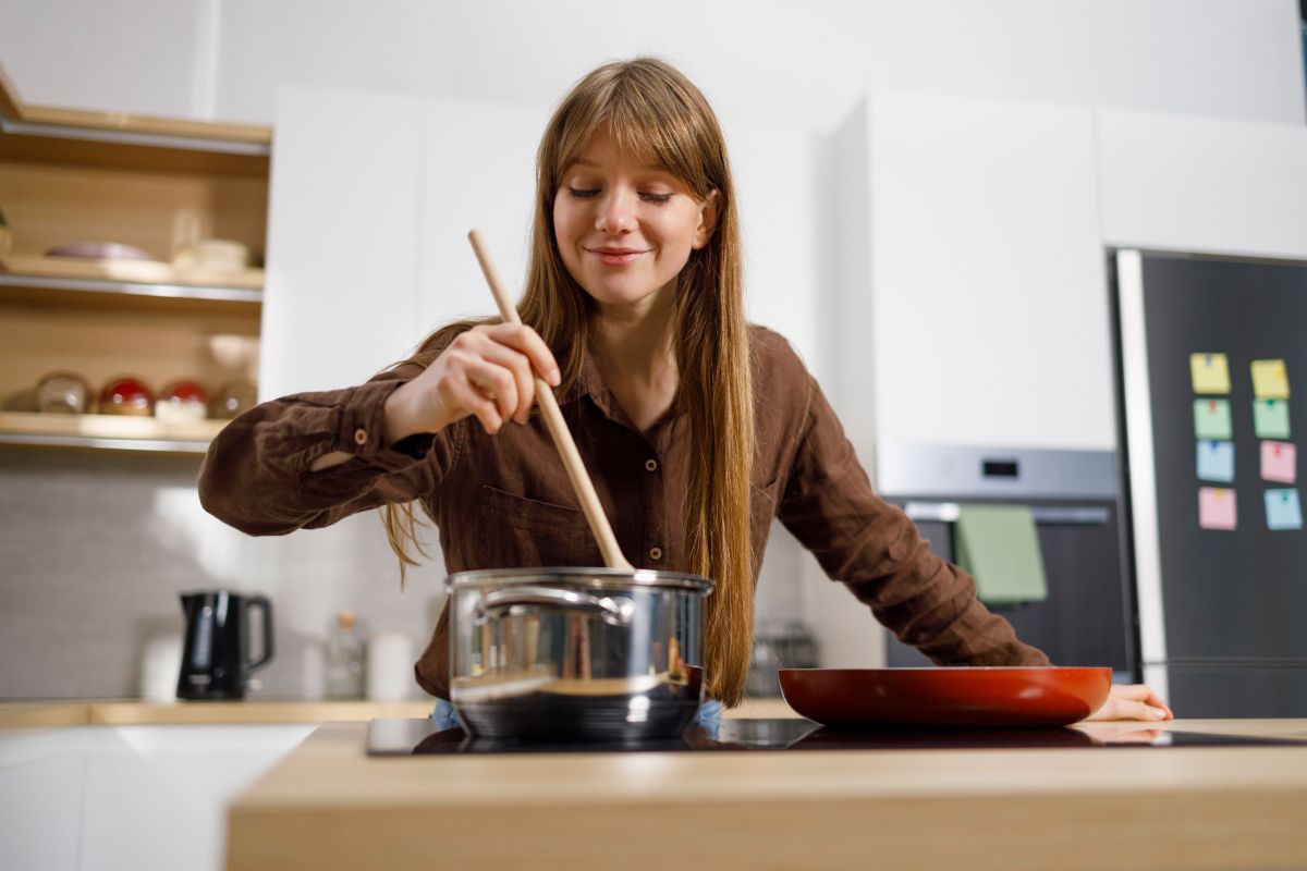 Diese Suppe wärmt angenehm, und der Kloß ist einfach poetisch