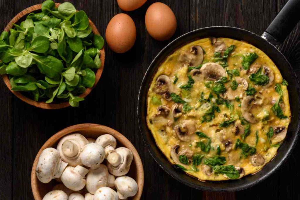 Rührei mit Pilzen, das beste Rezept in 10 Minuten