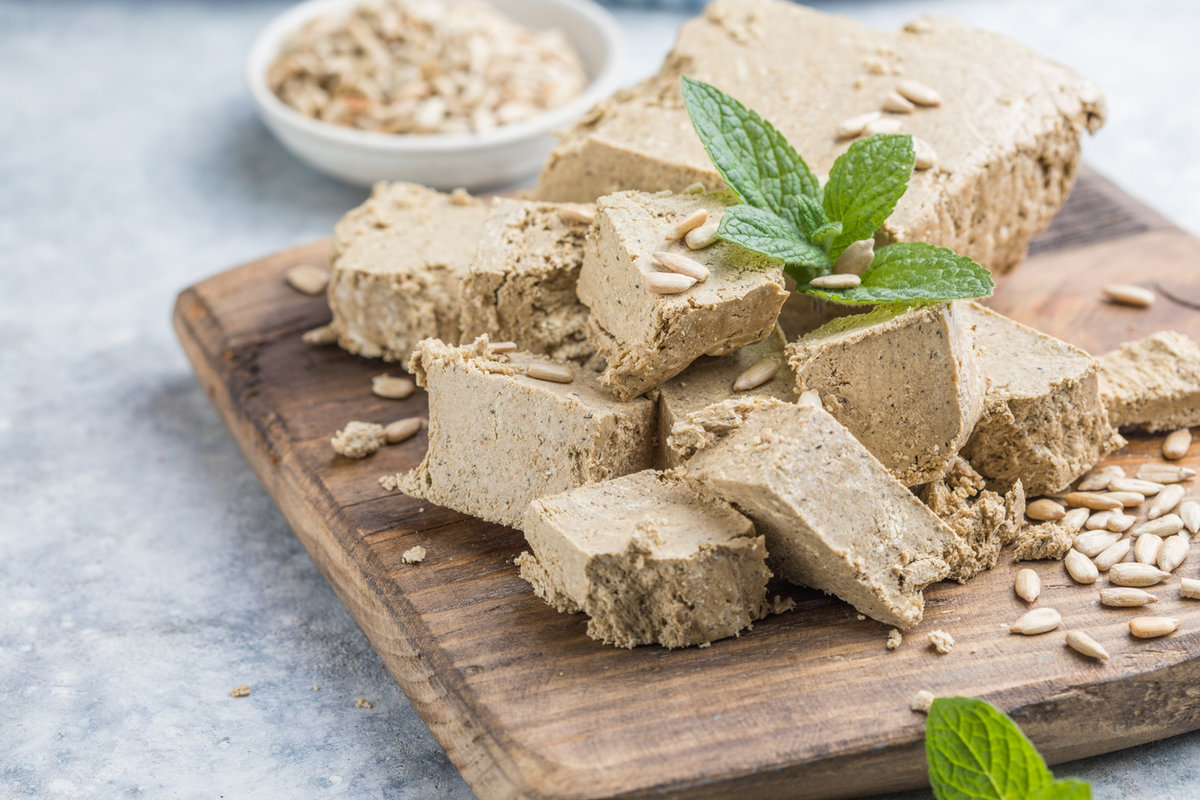 Aus drei Zutaten bereite ich leckere Halva zu