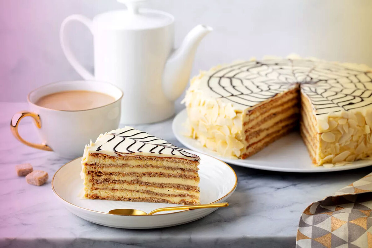 Das Geheimnis des berühmten Kuchen aus dem 19. Jahrhundert. Sieht luxuriös aus und schmeckt unglaublich lecker